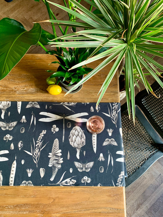 Table Runner, 100% Cotton | Moonlight