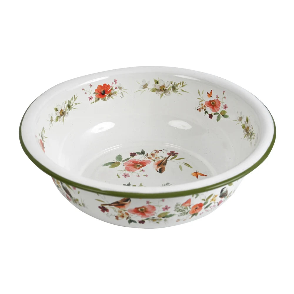 Country enamel basin