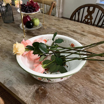 Country enamel basin